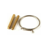 Bow thruster shear pins & lock springs (under motor)