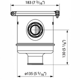 Bronze cooling water strainer CWS