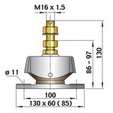 Flexible engine mount type K40
