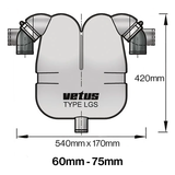 LGS gas / water separator