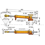Hydraulic cylinder MTC30