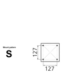 Low profile seat base with lockable swivel