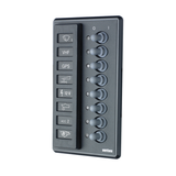 Switch panel with 8 fuses