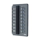 Switch panel with 8 fuses