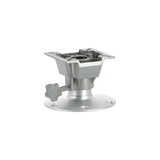 Low-profile seat base with swivel