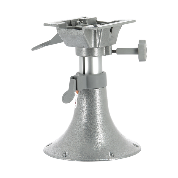 Bell-shaped adjustable height seat pedestal