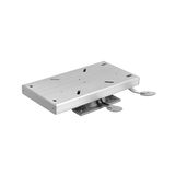 Seat base with swivel and slide