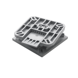 Low profile removable seat base with swivel