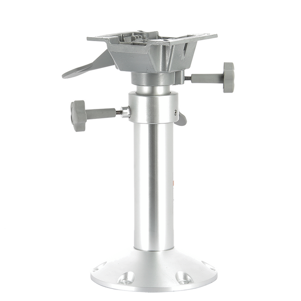 Adjustable height seat pedestal with swivel