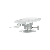 Low-profile seat base with swivel