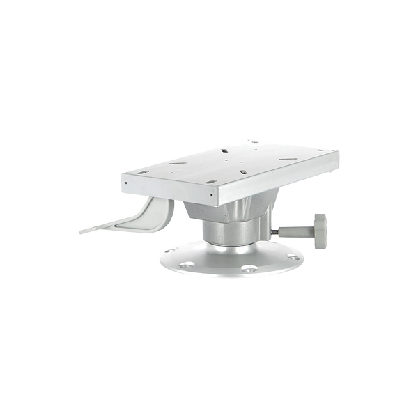 Low-profile seat base with swivel