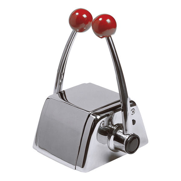 Top mount stainless steel twin engine control