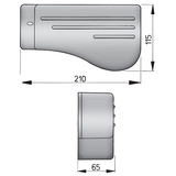 Cover for wiper motor