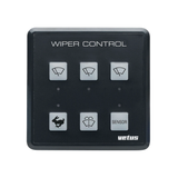 Wiper control panel with various icons and 'Vetus' branding on a white background