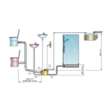 Sani-processor waste pump and macerator