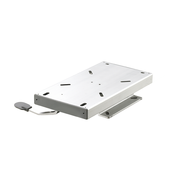 Seat base with slide