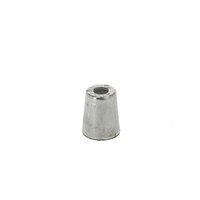 Zinc anode for propeller shaft tailpiece