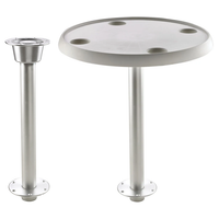 Quick-remove table pedestal system