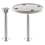 Quick-remove table pedestal system