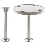 Easy-mount table pedestal system