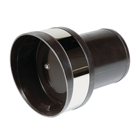 Synthetic transom connector