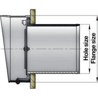 Synthetic transom connector