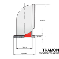 Tramon cowl vent