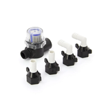 Strainer and connection set for WP water pump