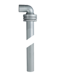 Waste tank suction pipe